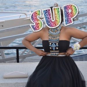 Sherri Hill Black Prom Dress | Style: 11247